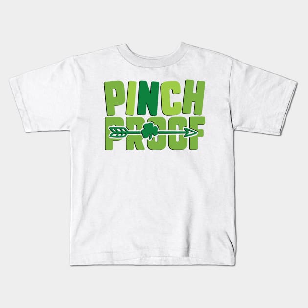 Pinch Proof Kids T-Shirt by MZeeDesigns